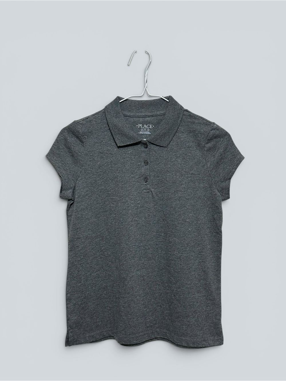 The Children's Place Girls' Gray Polo Shirt